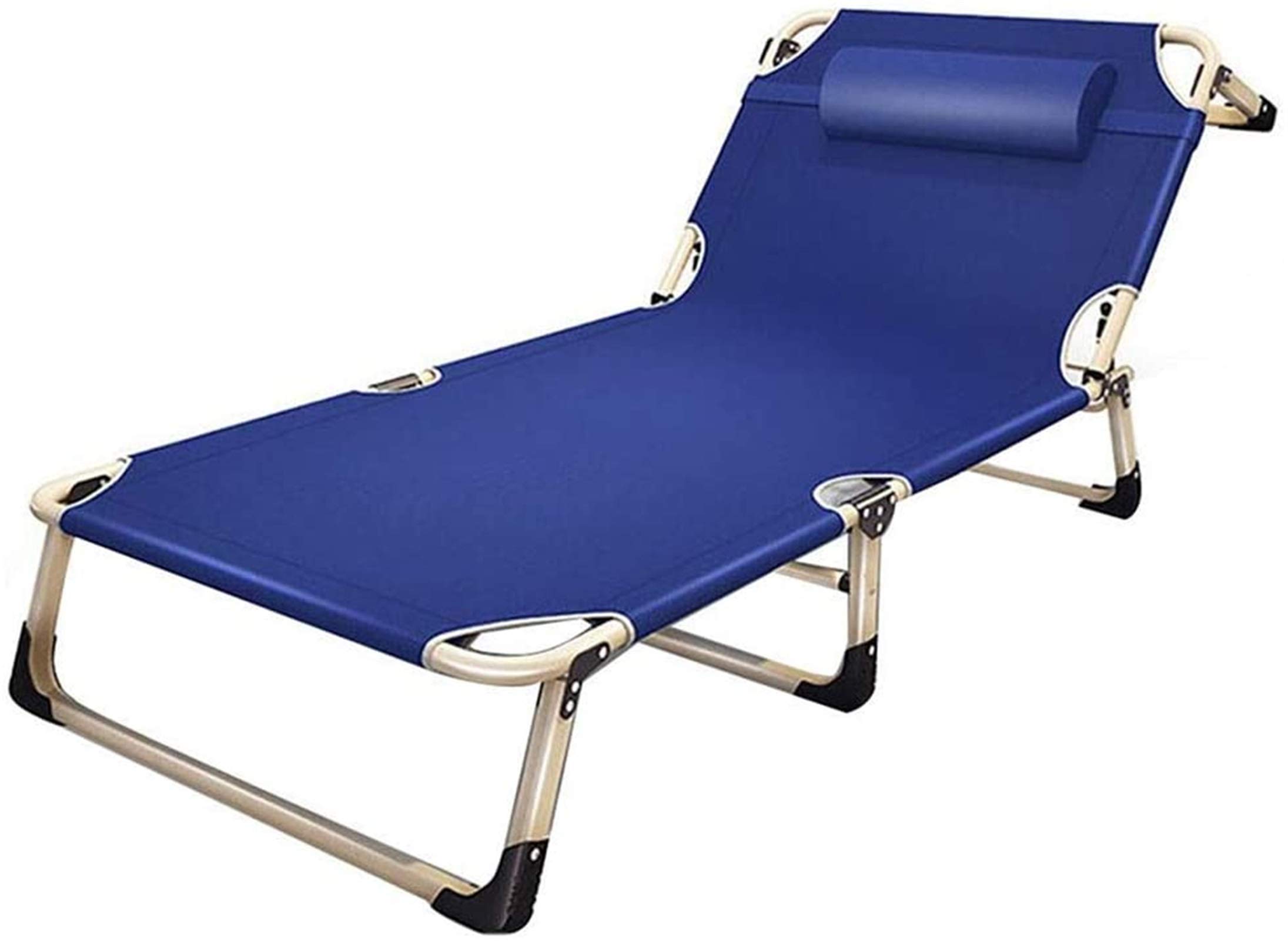 Lettino Prendisole Leggero Letto Pieghevole Con Cuscini Divano Singolo Ampliato Poltrona Poltrona Da Ufficio Lettino Da Campeggio Portatile All'aperto Letto Di Accompagnamento Semplice, Carico