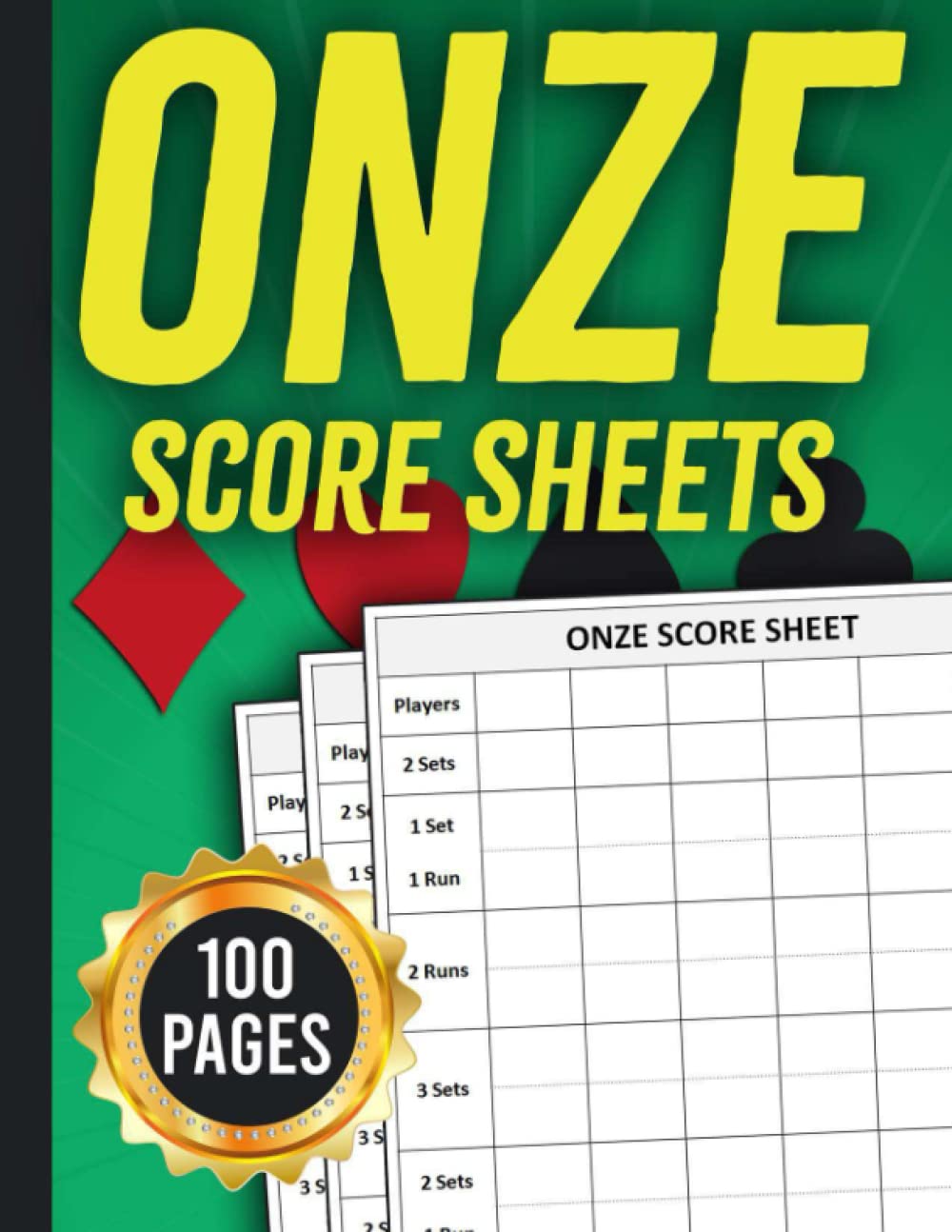 Onze Score Sheets: Onze Game Score Book, Onze Score cards, Onze Score ...