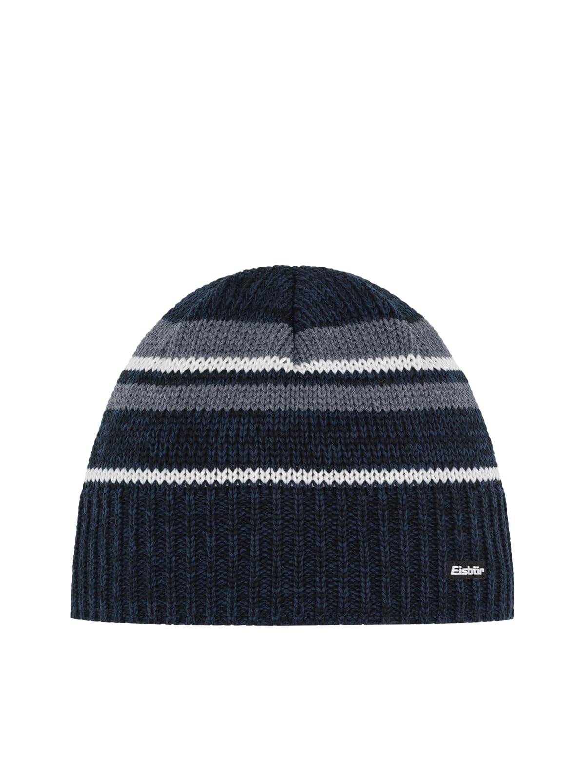 Eisbär Mütze Herren Luan Schwarz - Merino Beanie für Männer - warme Strickmütze weich bequem atmungsaktiv - die Haube aus Österreich