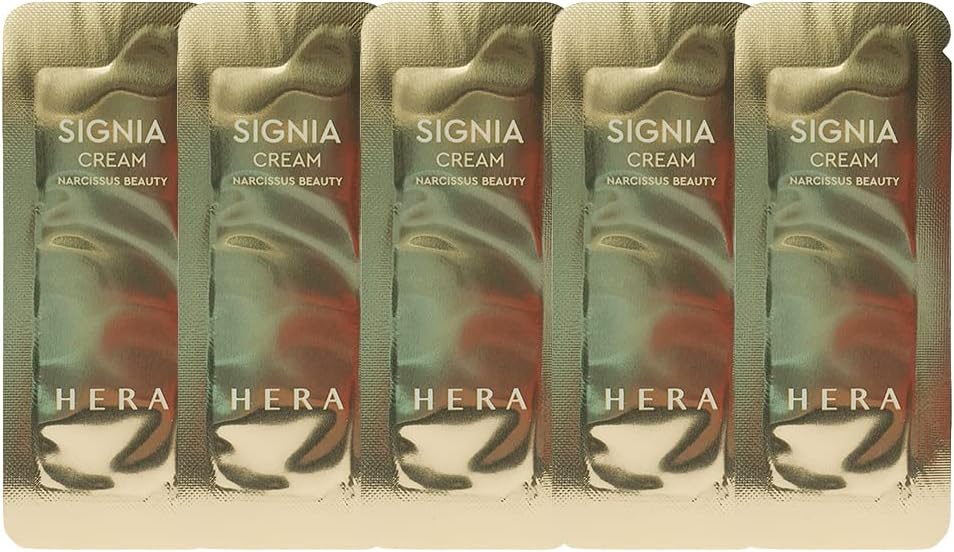 AMOREPACIFIC HERA[HERA] 24X HERA NEW Signia Cream Sample Sachets Trial [2022 New Version] 1ML x 24PCS, 24ml