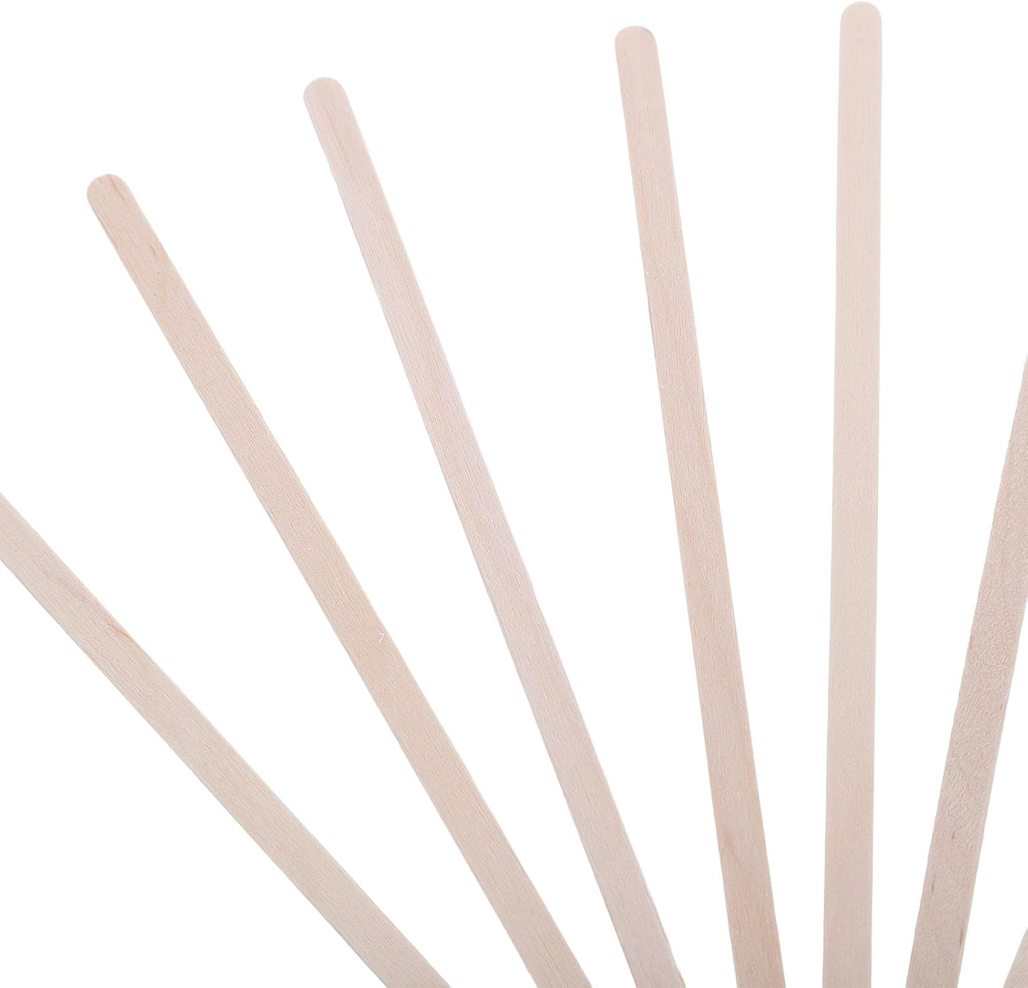 Operitacx 1000pcs Coffee Stirrer Wood Sticks - Disposable Birch Coffee Beverage Stirrers - 5.5in Swizzle Drink Sticks for Hot Drinks, Milk, Juice, Cocktail, Chocolate