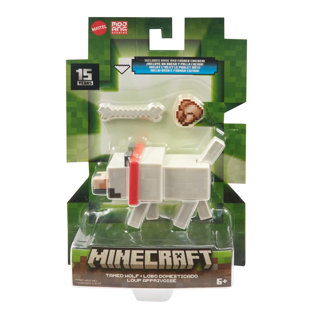 MINECRAFT FIGURA STRONGHOLD STEVE CON OJO DE ENDER DE MATTEL - JUGUETES