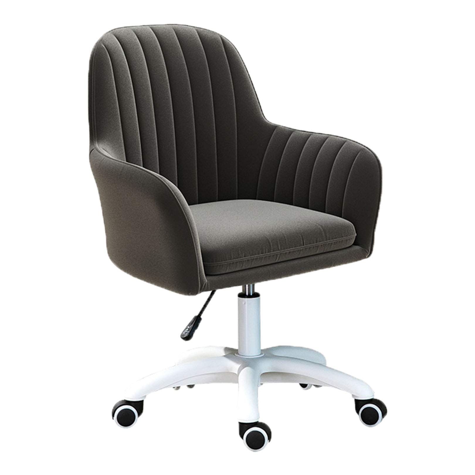 Chaise de travail ergonomique avec hauteur réglable 42-52cm et assise velours ultra confortable