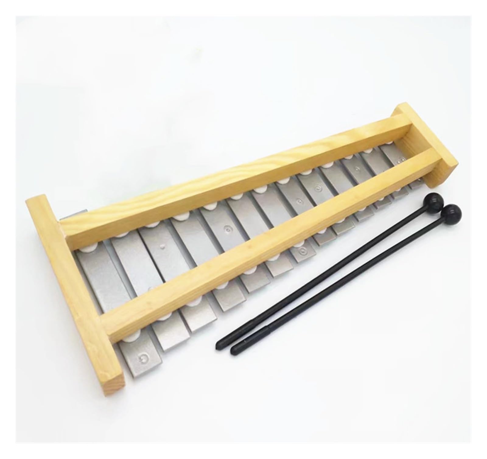 xilofono Strumento A Percussione Xilofono In Legno Per Pianoforte Con Piastra In Alluminio A 13 Toni, Educazione Musicale Antica