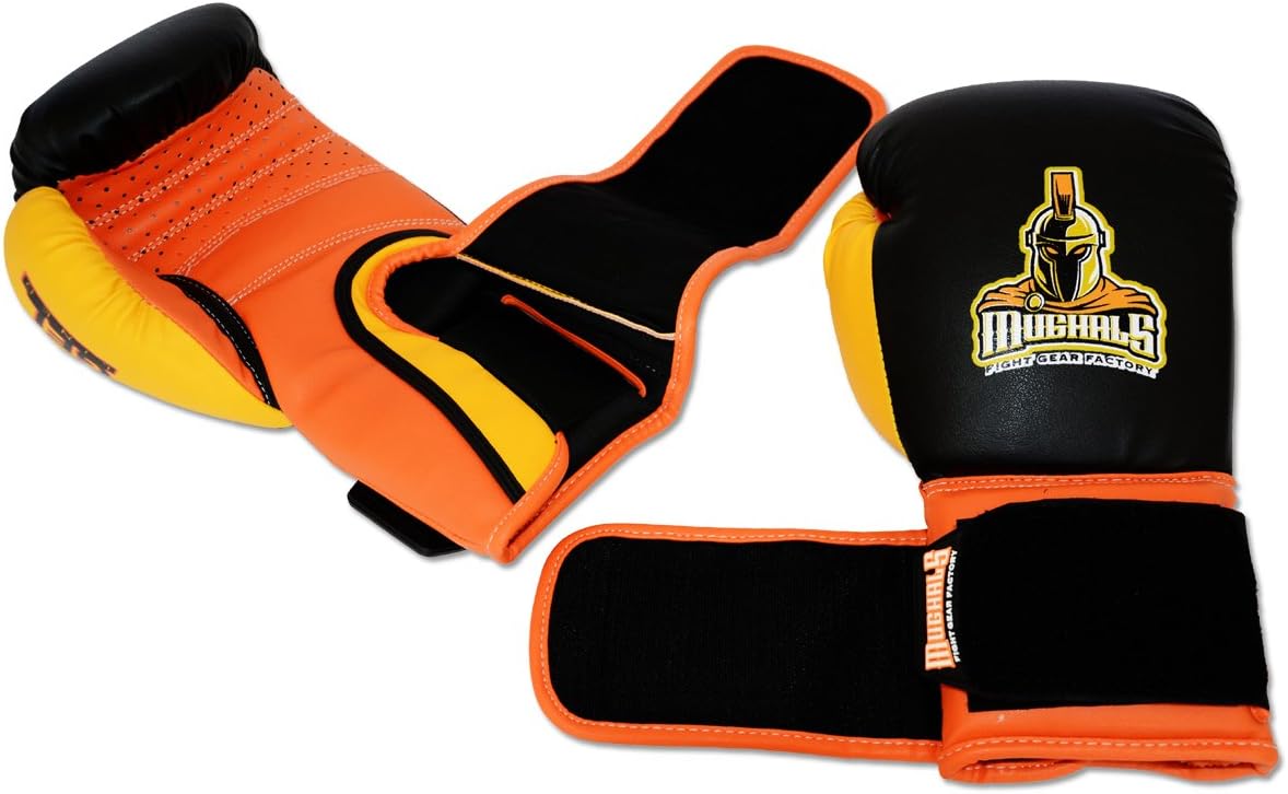 Ring to Cage All Purpose Training Boxing Gloves, Gel-Line, Molded-Foam, Safety-Strap.