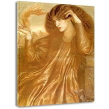 La Donna della Fiama-Famous Paintings-Print On Canvas-Oil Painting Reproductions-Wall Art For Living Room Modern 80x112cm Frameless