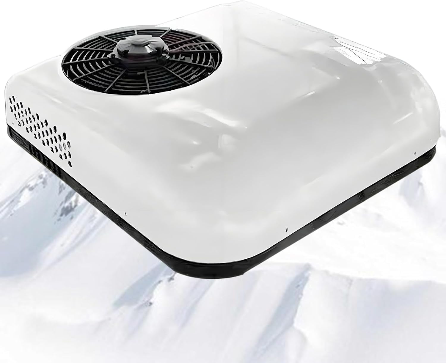 Condizionatore d'Aria per Camper 12V/24V, a bassissimo consumo energetico, Silenzioso, Ideale per Campeggio Libero, Camper, Camion e roulotte.