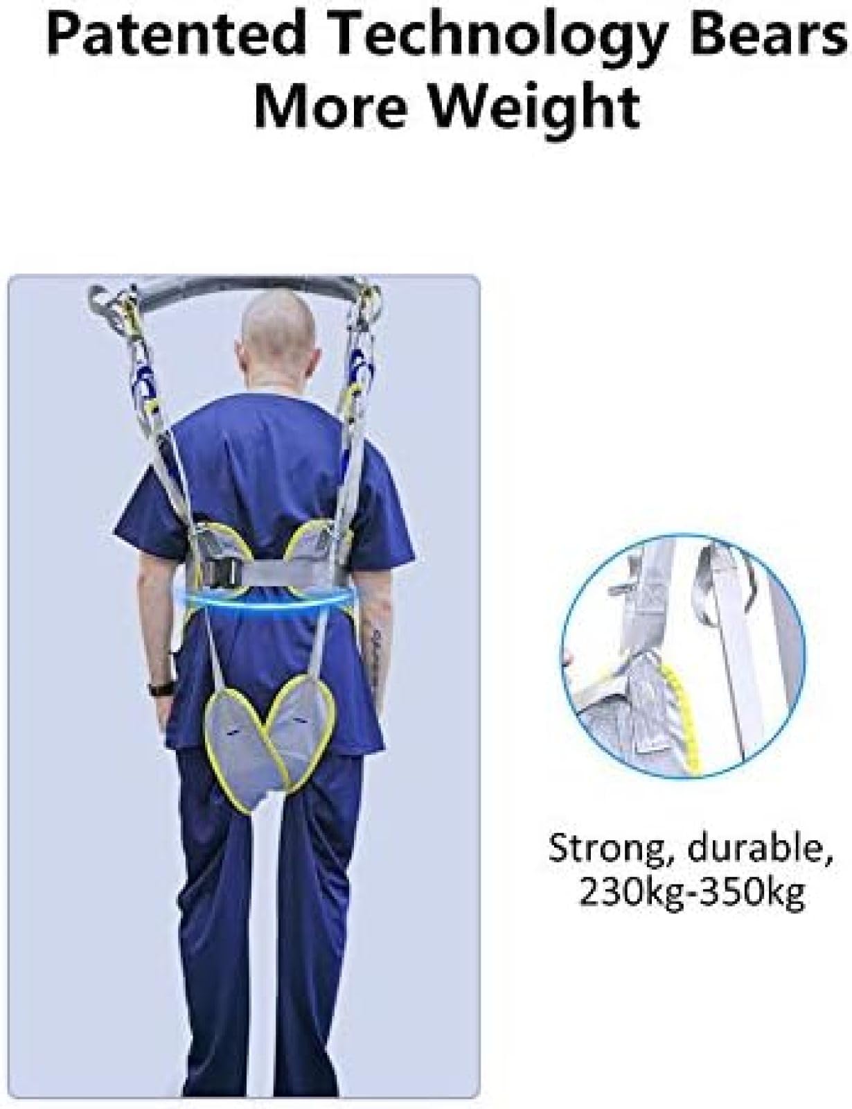 Oddychająca Chusta Do Podnoszenia Pacjenta Na Całe Ciało, Chusta Medyczna, Chusta Treningowa Do Chodzenia, Sprzęt Do Ćwiczeń Rehabilitacyjnych, Miękki,Ł,Bonny369