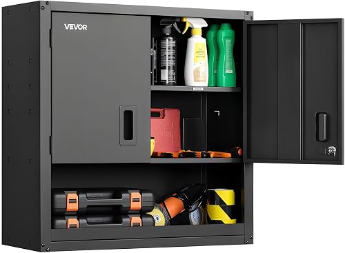 Armoire murale métal 76 x 31 x 76 cm, porte verrouillable VEVOR