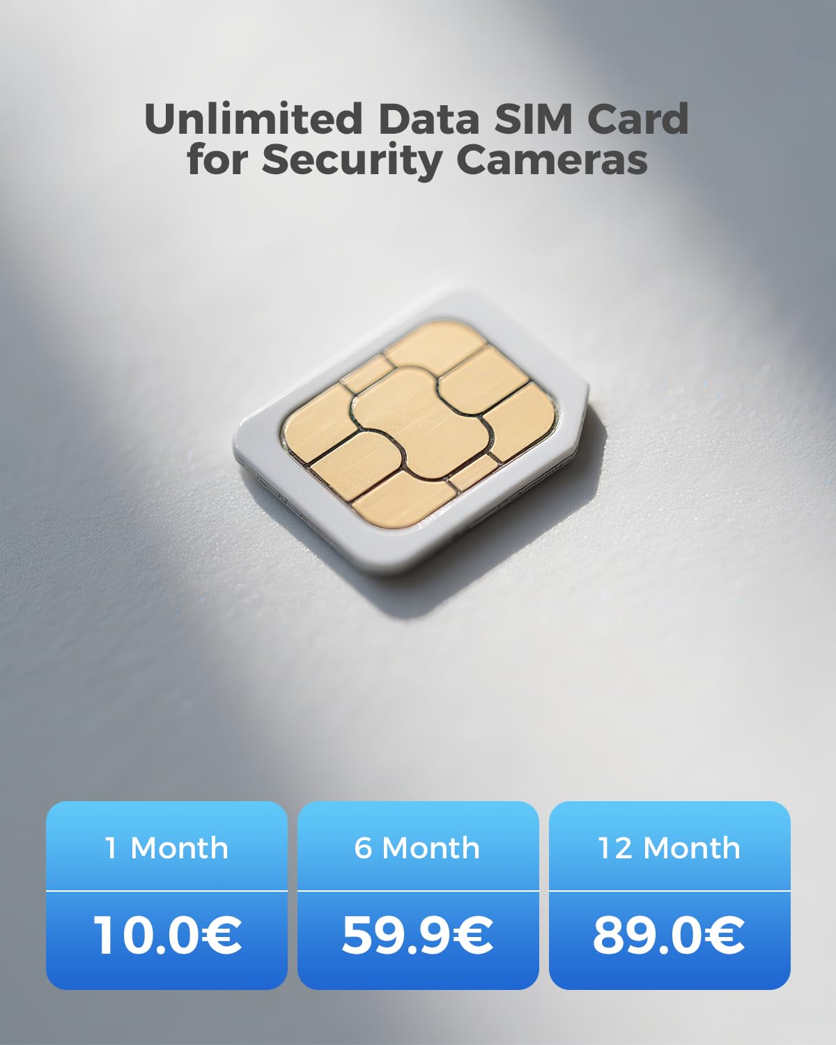 Ctronics 4MP 4g Caméra Exterieur sans Fil, Solaire, Batterie 10400 mAh