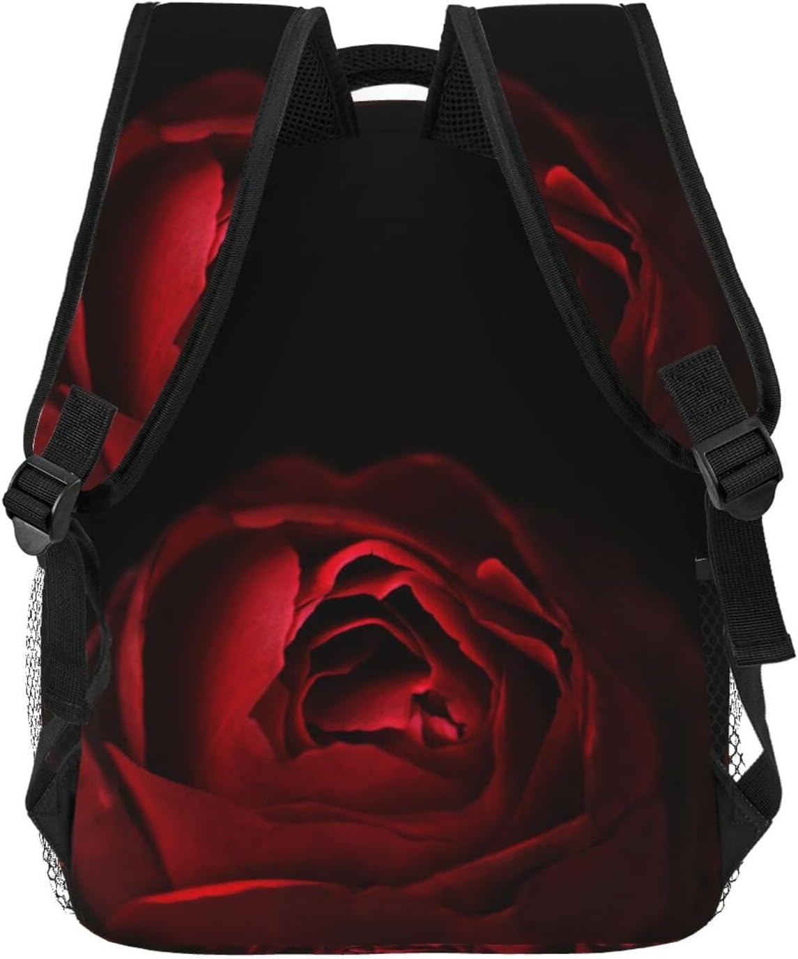 ASYG Rose Backpack Flower Laptop Backpack Cute Tablet Travel Picnic Travel Bag Womens Laptop Bag Rose Flower Bag