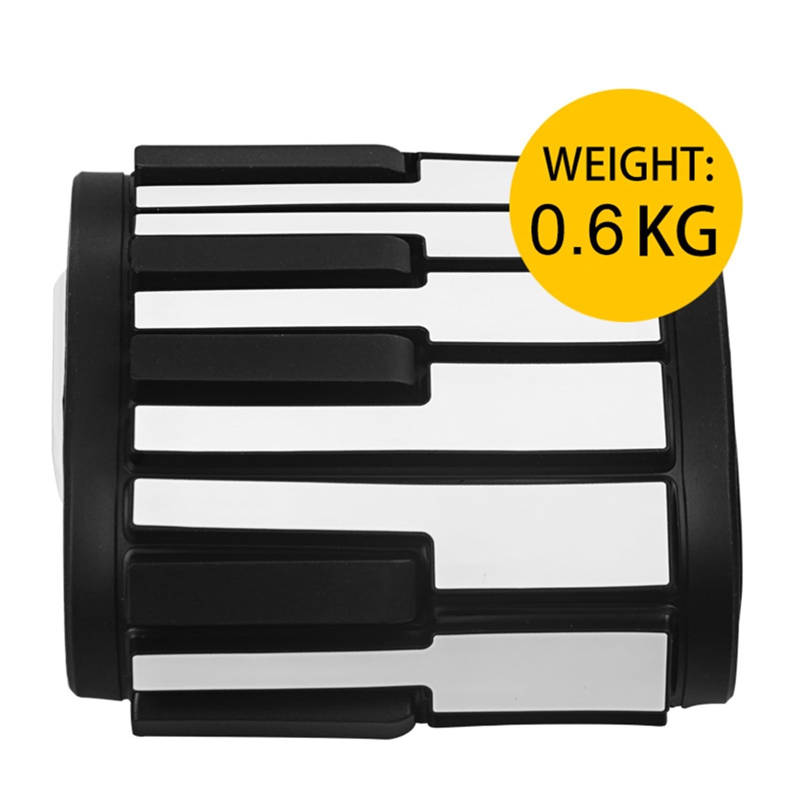 Tastiera Digitale Per Principianti Pianoforte A Mano Con 49 Tasti E Altoparlante Pianoforte Elettronico Portatile Pieghevole Per Principianti Per Esercitarsi(Black)
