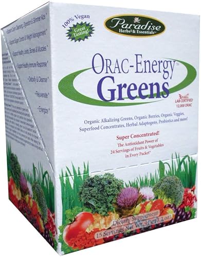 ORAC Energy Greens 15 caja de paquetes