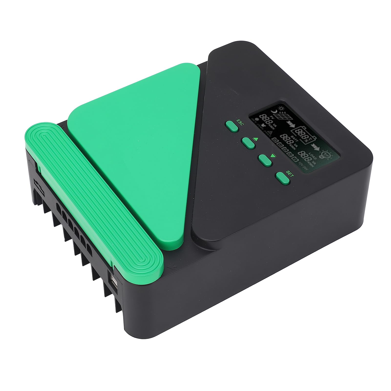 Contrôleur de Charge Solaire MPPT, Entrée 100V, 12V 24V