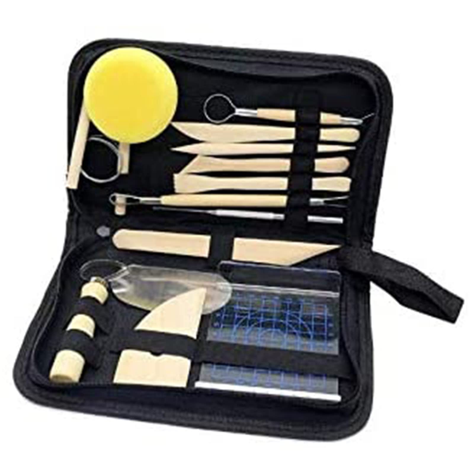 VICINTRUTH Beauty Polymer Clay Pottery Sculpting and Modeling Tool Set - 15 Pieces