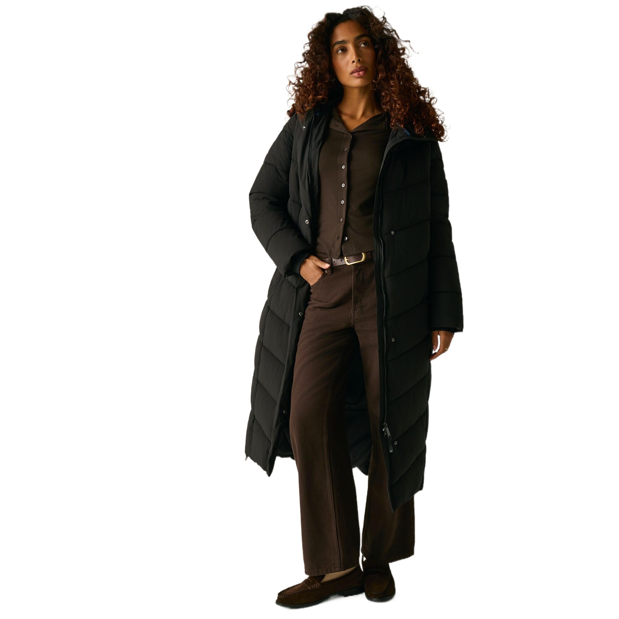 Regatta Women's Insulated Eloria Quilted Jacket in Black | Size: 10