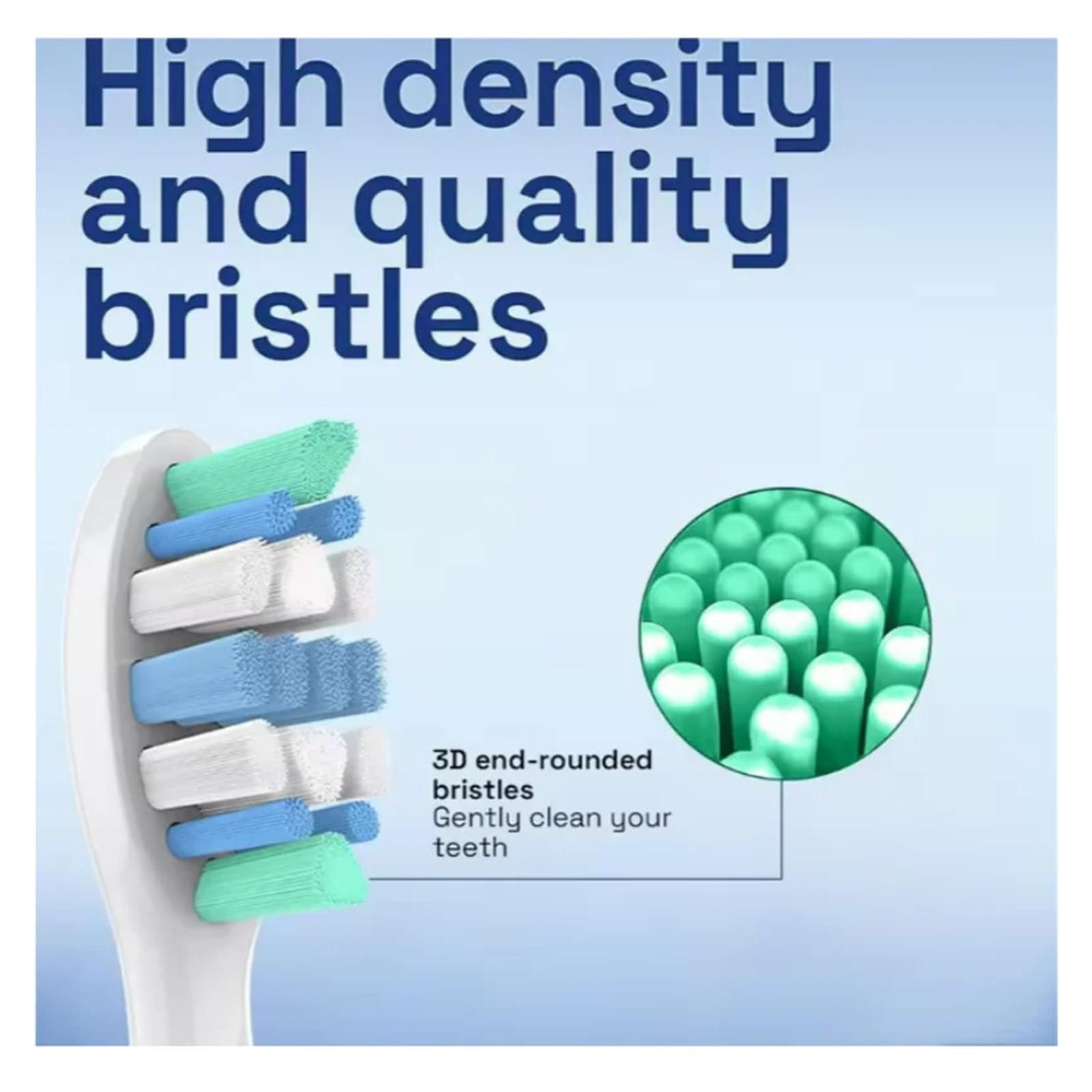 Cabezales de cepillo dental, compatible con Sonicare, 1100 2100 4100 4300 | 5100 5300 6100 6500 cabezal de cepillo electrico(16pcs)
