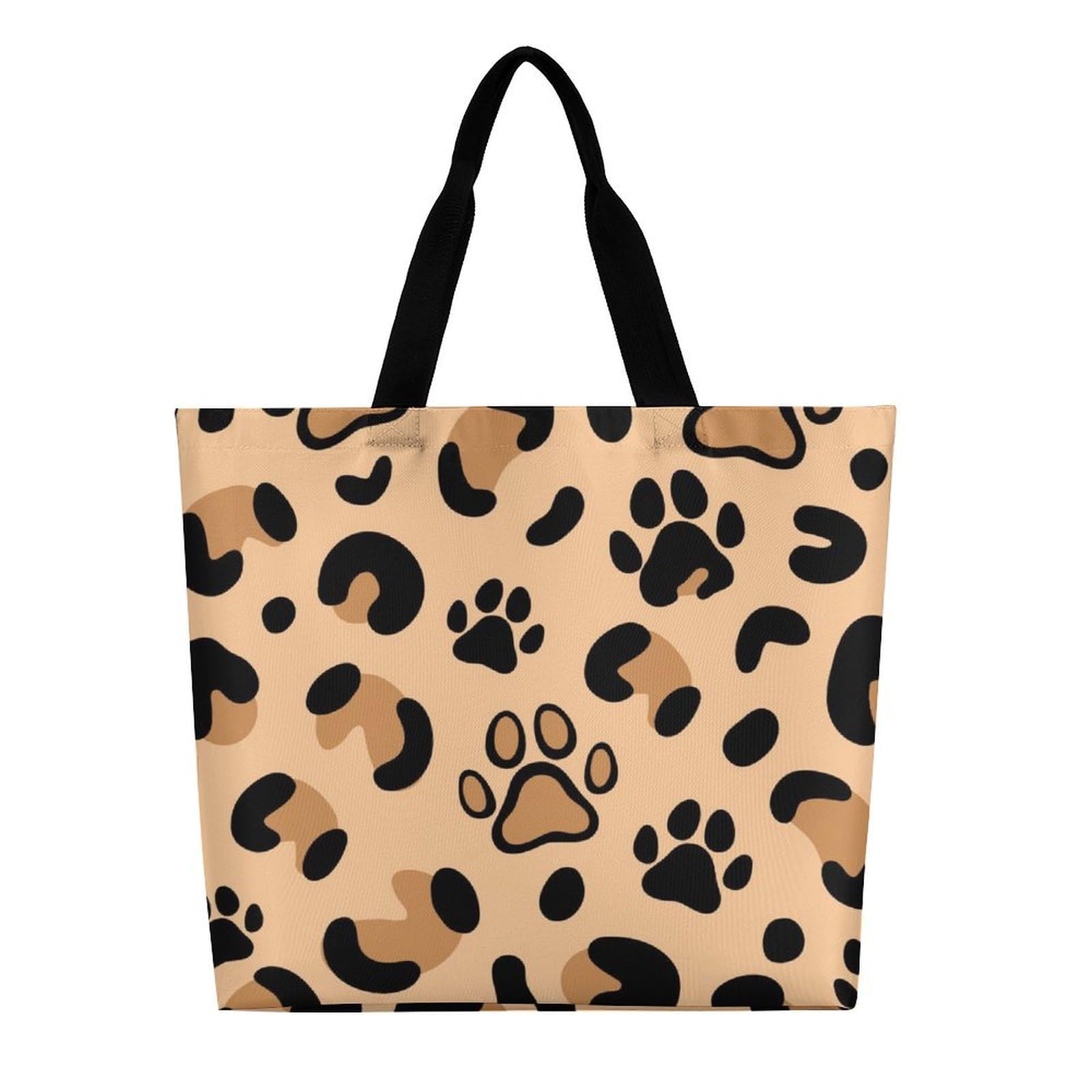 新品未使用 Madame Hiroko ヒョウ柄 ハンドバッグ 2wa Amazon.co.jp: トートバッグ 猫の足跡 ヒョウ柄 豹柄 ハンドバッグ