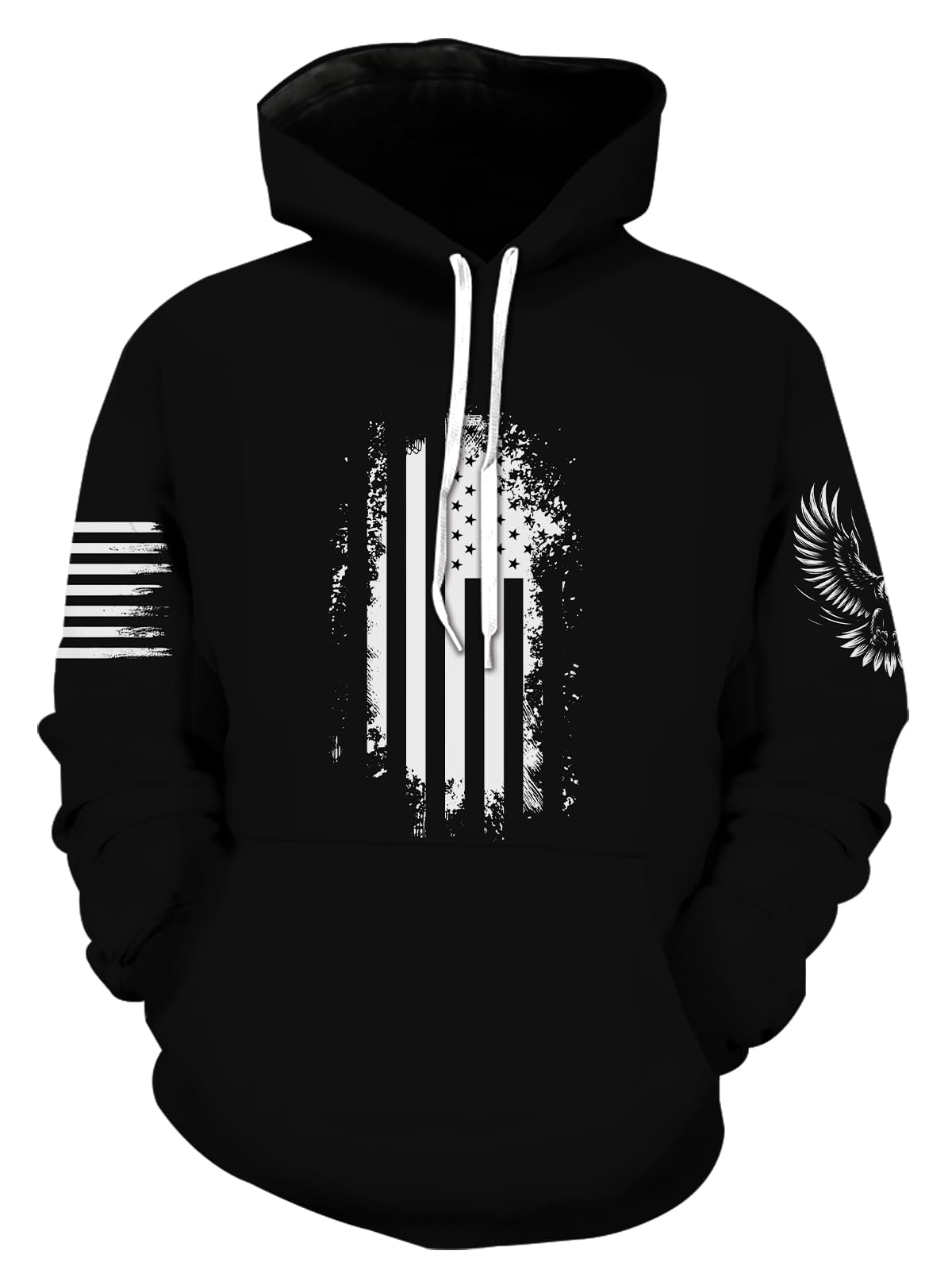 Aueoero Men 3D Print Pullover Hoodies - Teen Women Graphic Sweatshirt