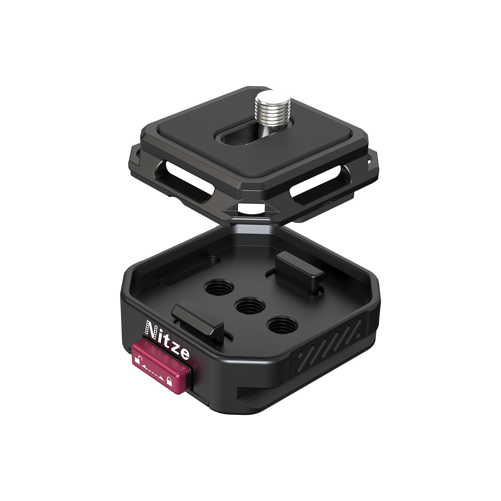 Nitze Quick Release Plate, Tripod Quick Release Mount, with Arca-Type Plate, Anti-Off Lock, Max Payload 10 kg / 22 lb - N51-A1