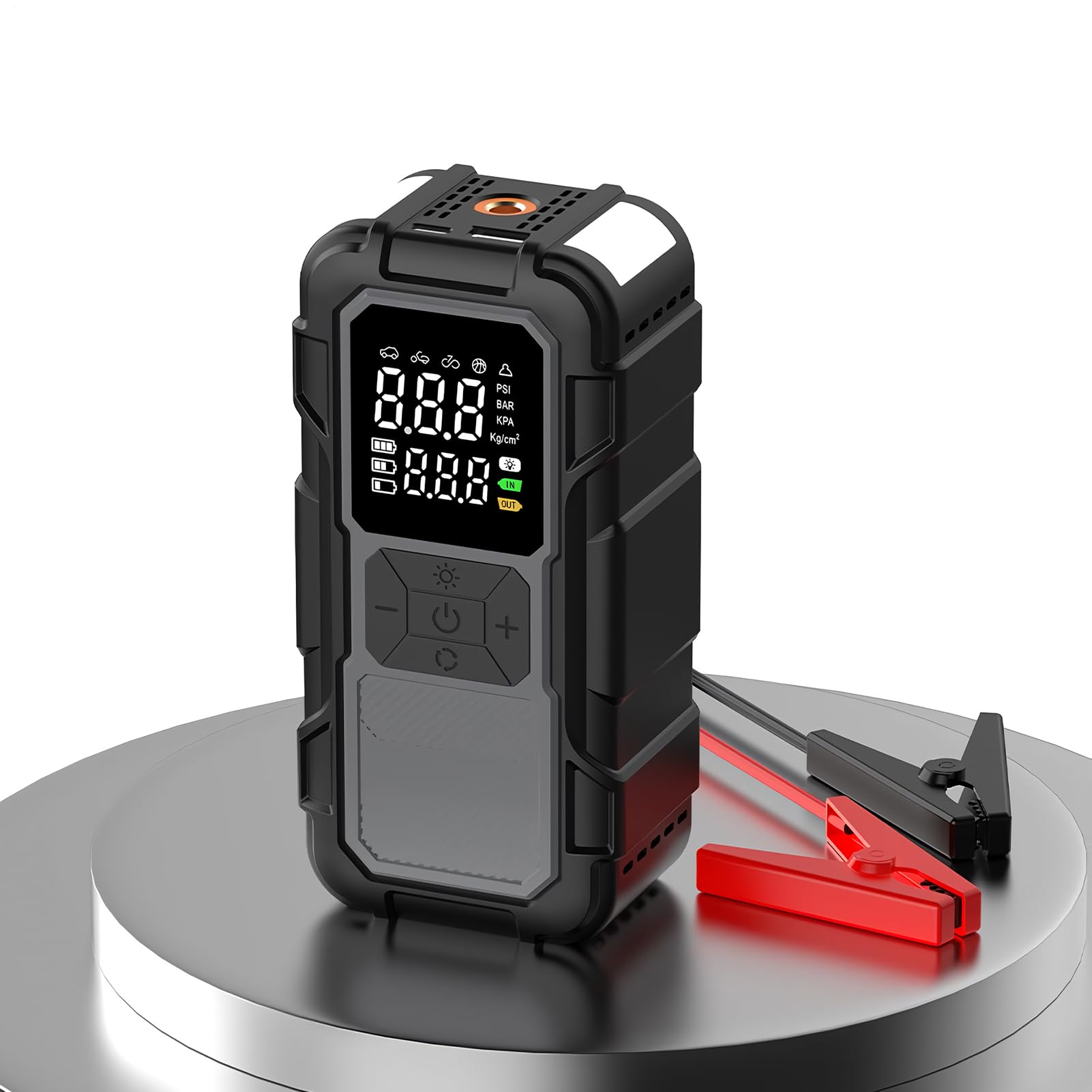 Avviamento Auto – Blocco Di Alimentazione Portatile Al Litio 12 V 4000 A, Avviatore Di Salto | Dispositivo Per Booster Della Batteria Di Emergenza, Viaggio Su Strada In Caso Di Guasto Del