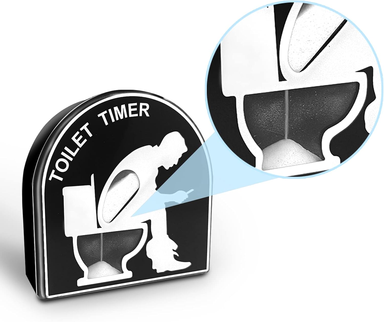 Sablier de Toilette 5 Minutes : Décompression et Décoration pour Salle de Bain - Image secondaire