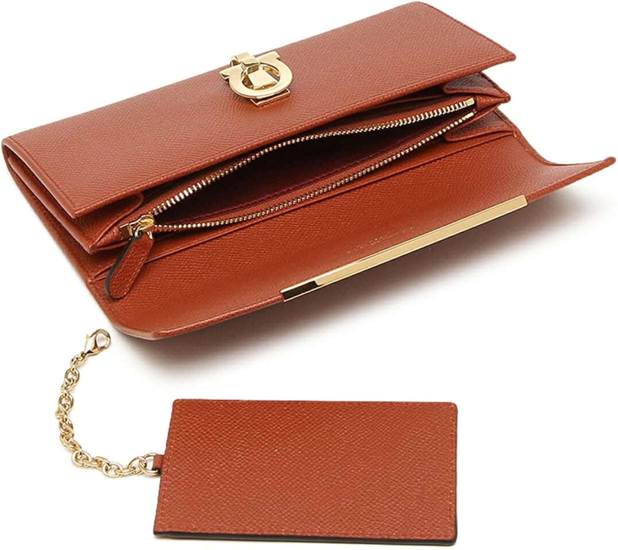 に値下げ! FERRAGAMO 長財布 ブラック/オレンジ | kinderpartys.at