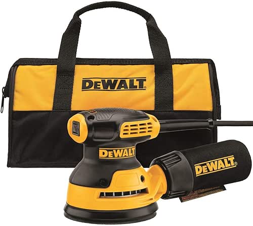 DEWALT Orbital Sander Kit, 5 inch, 3 amp, Corded, 12,000