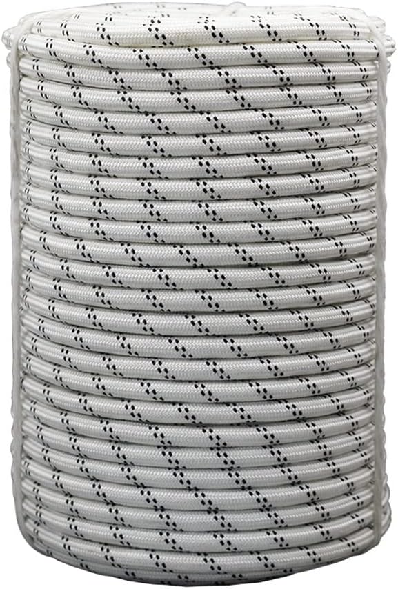 Boat tow rope 12,14,mm Nylon Poly Rope Flag boat rope Pole Polypropylene Clothes Line Camping Utility Good for Tie Pull Swing marine rope boat line (Color : 12mm, Size : 100m)