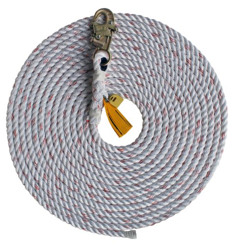 Tech Deals 🔥 3M DBI-SALA 1202742 Dropline Rope, 25' Polyester/Polypropylene Blend 5/8 Diameter Rope with Snap Hook At One End, White Review Product 3M DBI-SALA 1202742 Dropline Rope, 25' Polyester/Polypropylene Blend 5/8 Diameter Rope with Snap Hook At One End, White