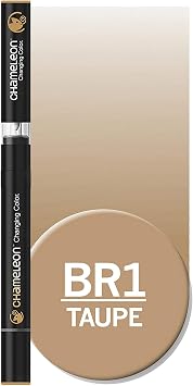 Chameleon Art Products, Pen, Taupe BR1, One Pen Two Nibs