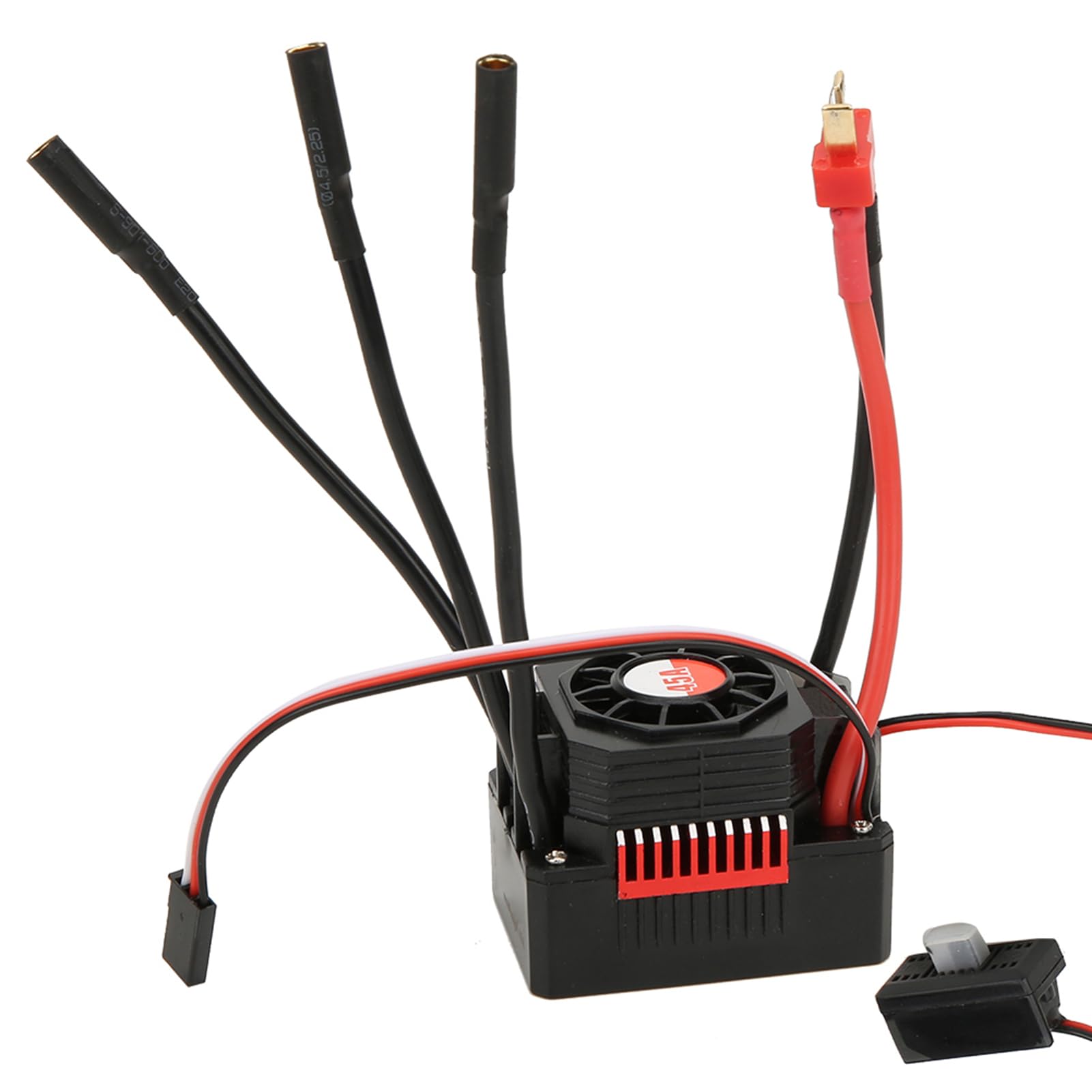 SURPASS 45A Wodoodporny, odporny na kurz elektryczny regulator prędkości ESC RC Akcesoria do samochodów 1/10 Bezczujnikowy silnik bezszczotkowy Czerwony Czarny 51,5 x 38,5 x 38,5