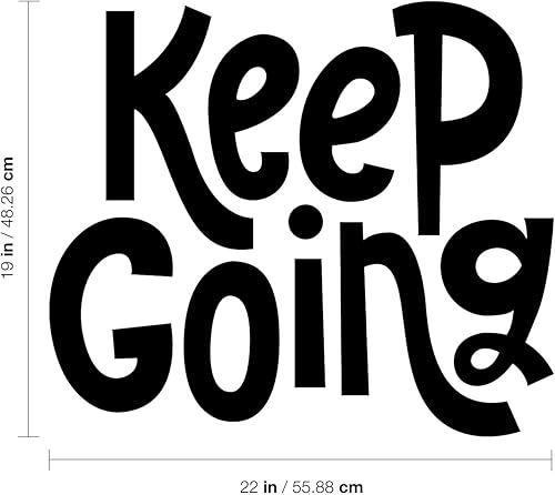 Miniatura 3 de Calcomanía de vinilo para pared, 19 x 22 pulgadas, motivacional, moderna, en casa, oficina, gimnasio y fitness, dormitorio, trabajo, sala de estar,