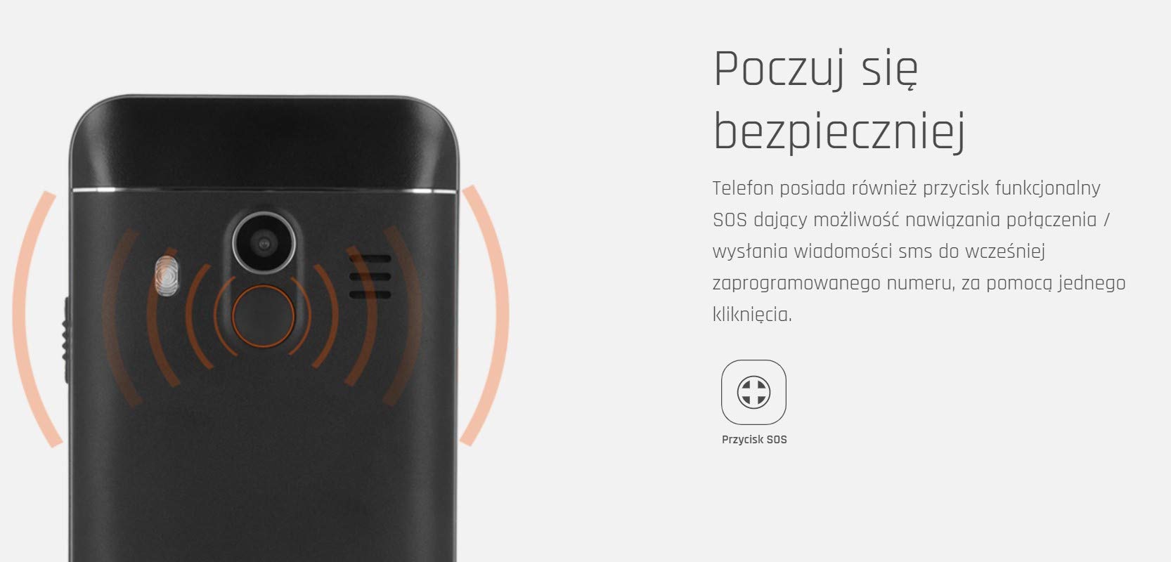 myPhone Halo Q+ 4family telefon dla seniora ze stacją ładującą, duży wyświetlacz 2,8 cala, mocna bateria 1400 mAh, aparat 2Mpx, duże klawisze, fotokontakty, 3G, przycisk SOS, latarka, dual SIM