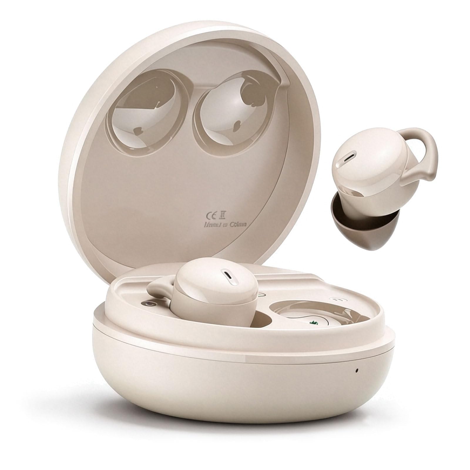 Auriculares para dormir de lado, auriculares para dormir de lado, auriculares con cancelación de ruido para dormir de lado, invisibles pequeños y pequeños, auriculares inalámbricos Bluetooth para