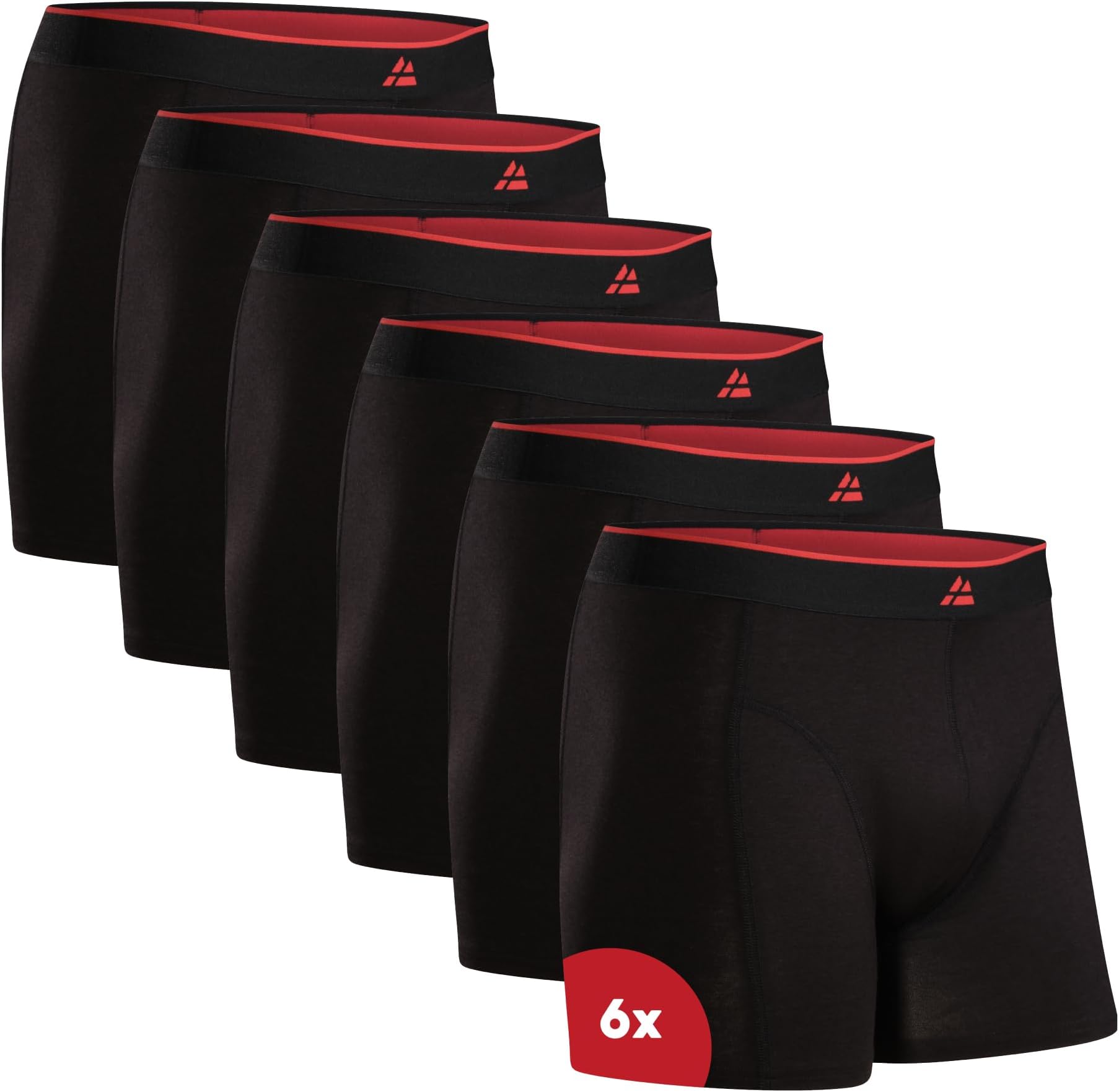 Men's Bamboo Viscose Boxer Briefs (6 or 10-Pack) – Ultra-Soft, Breathable, Tag-Free, With/Without Fly