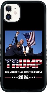 Slrioks Donald Trump Phone Case 2024 The Liberty Leading The People Compatible with iPhone 15 14 13 12 11 Pro Max Plus Min...