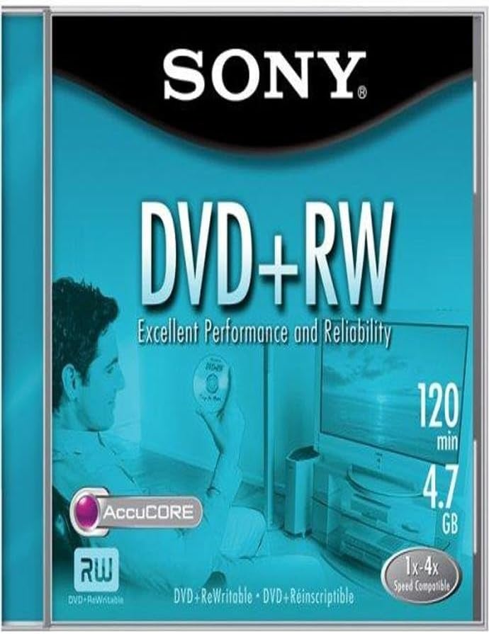 Sony DVD+RW 4X regravável (único) (descontinuado pelo fabricante