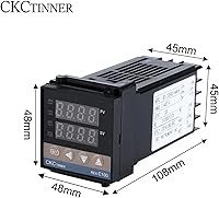 Vista 3 de PID Digital Intelligent Industrial Temperature Controller Dual Alarm 220V Relay REX-C100-C400-C700-C900 VAB/MAB SSR Relay Output(REX-C700 VAB)