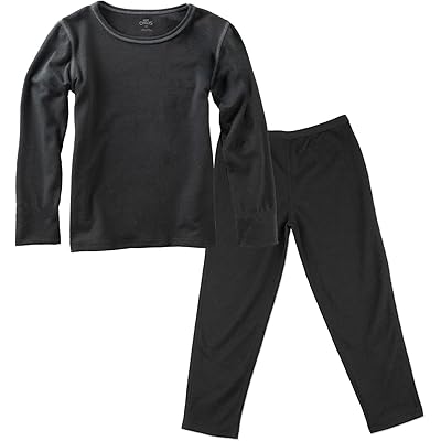 Hot Chillys Kids Bi-Ply Set (Toddler) black