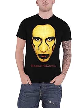 90s USA製 マリリンマンソンSEX IS DEAD YELLOW FACE 古着Tシャツ