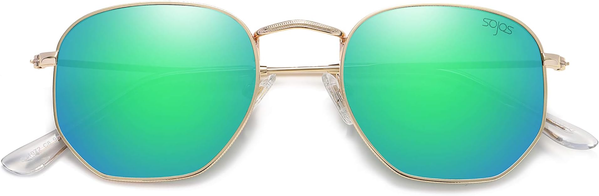 Square Polarized Sunglasses for Women Men Small Hexagonal Polygon Shades SJ1072