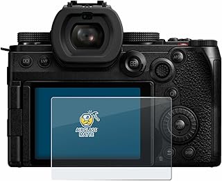 brotect Anti-Glare Glass Screen Protector Matte compatible with Panasonic Lumix DC-S5M2X - Anti-Scratch 9H Protection Film