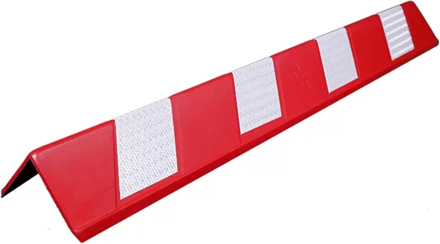 Rubber Corner Guard for Garage Walls, 0.6cm Thick Warehouse Column Protectors, Reflective Safety Corner Guards for Workshops and Ground Floors (20 Pack)