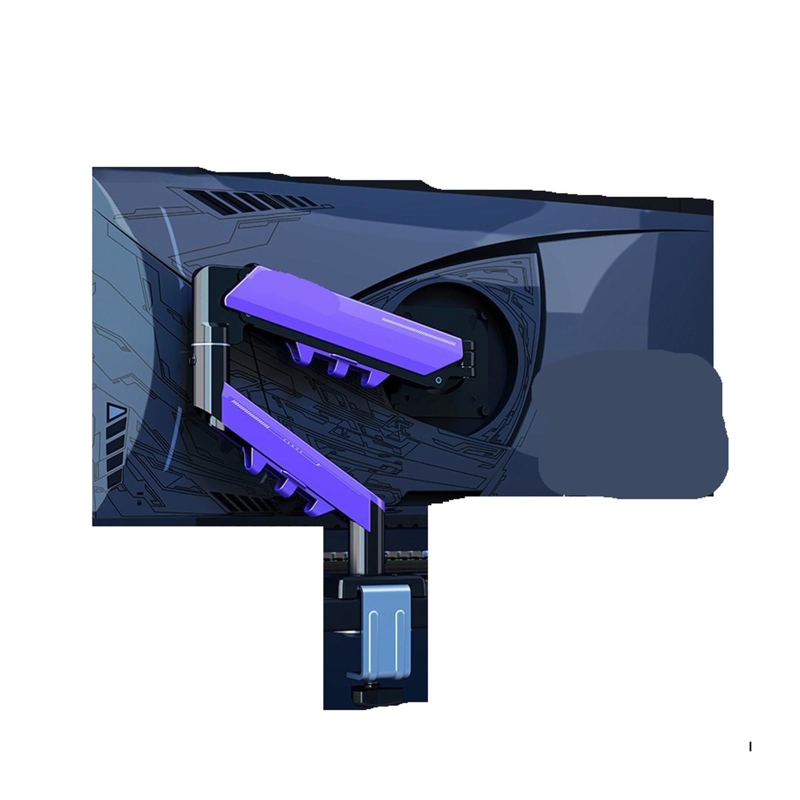 Ikpgbzxm Darknightpurp Display Stand Pneumatic Hovering, Lifting And Rotating(Darknightpurp)