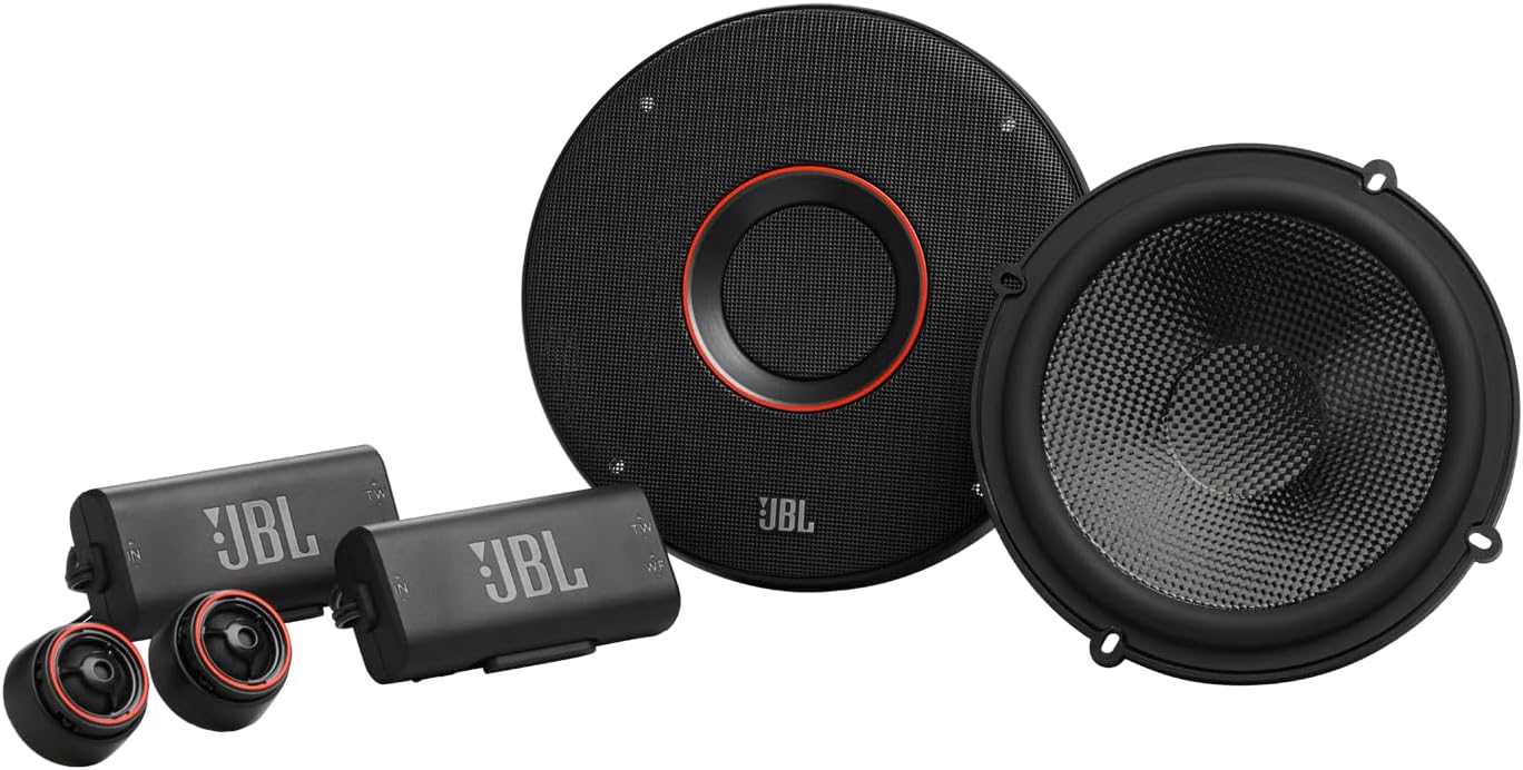 Club 64CSQ - 6-1/2” Component Premium Speakers, 95W RMS, 285W Peak, Sensitivity (@ 2.83V): 93dB, Frequency Response: 48Hz – 21kHz, Nominal Impedance: 3.0 ohms