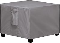 Vista 1 de Easy-Going Funda otomana cuadrada para patio, funda otomana impermeable para exteriores, resistente a la decoloración, fundas duraderas para muebles