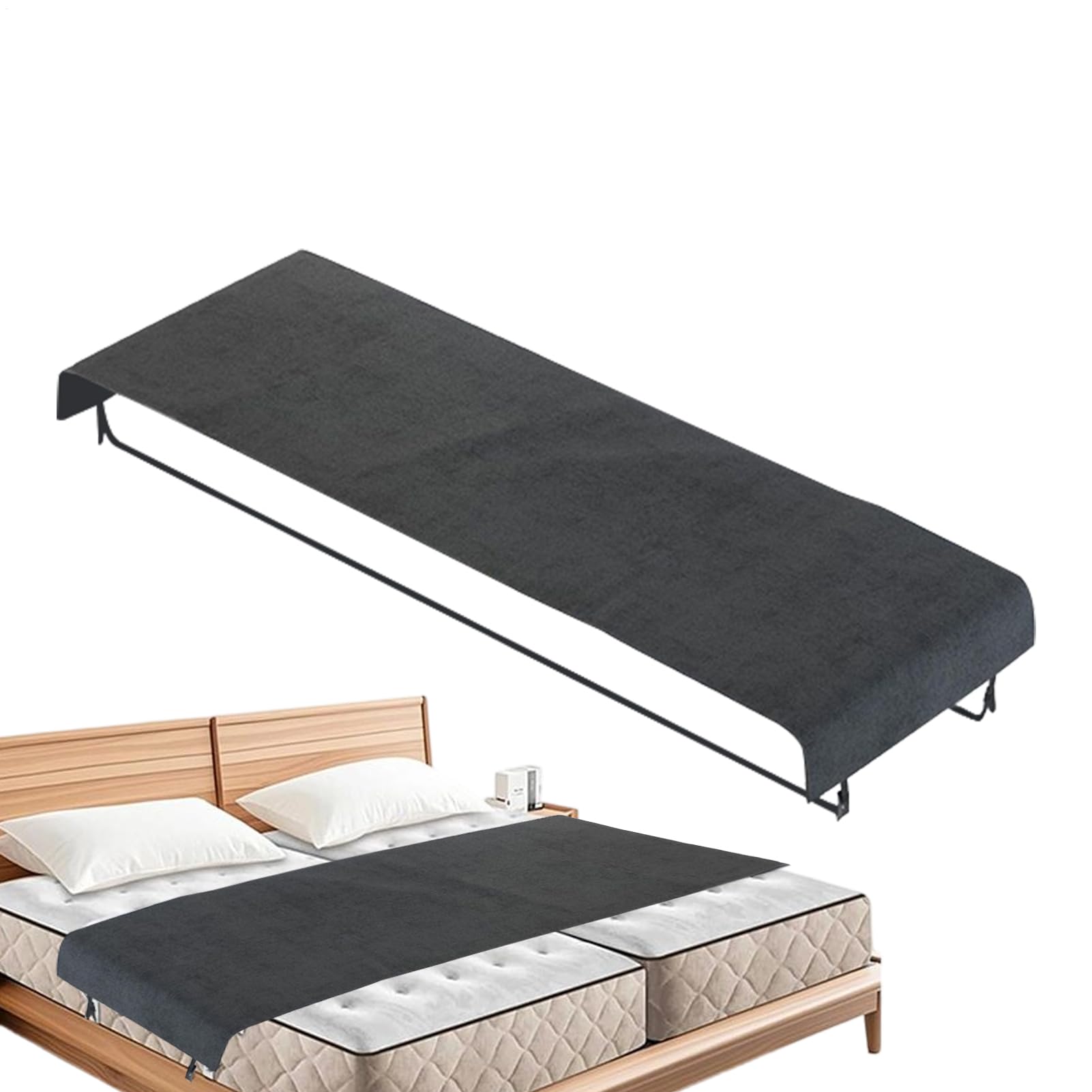 Pont de lit jumeau pour passer en king size réglable et relier deux matelas