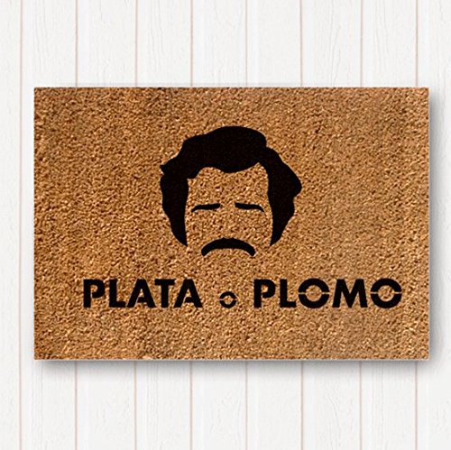 Missborderlike Felpudo 40x60 Plata o Plomo