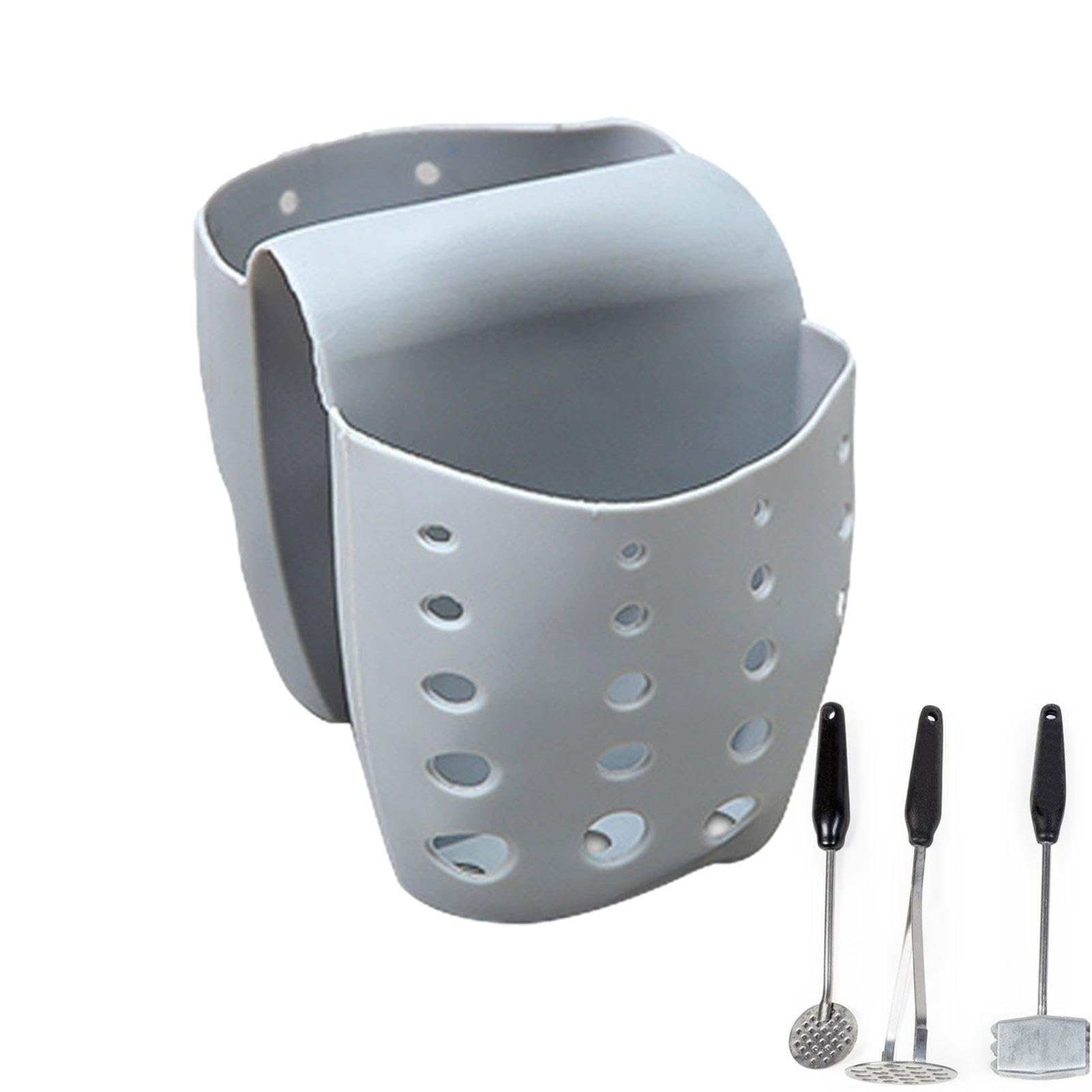 Supporto per spugna in silicio per lavello da cucina, supporto per spugna per lavandino, foro di drenaggio, sella, sella, cestello di drenaggio, cestino per drenaggio, cestino per drenaggio, doppio